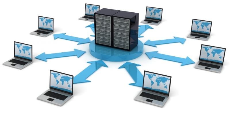 serveur de données informatique, partage de données sécurisées